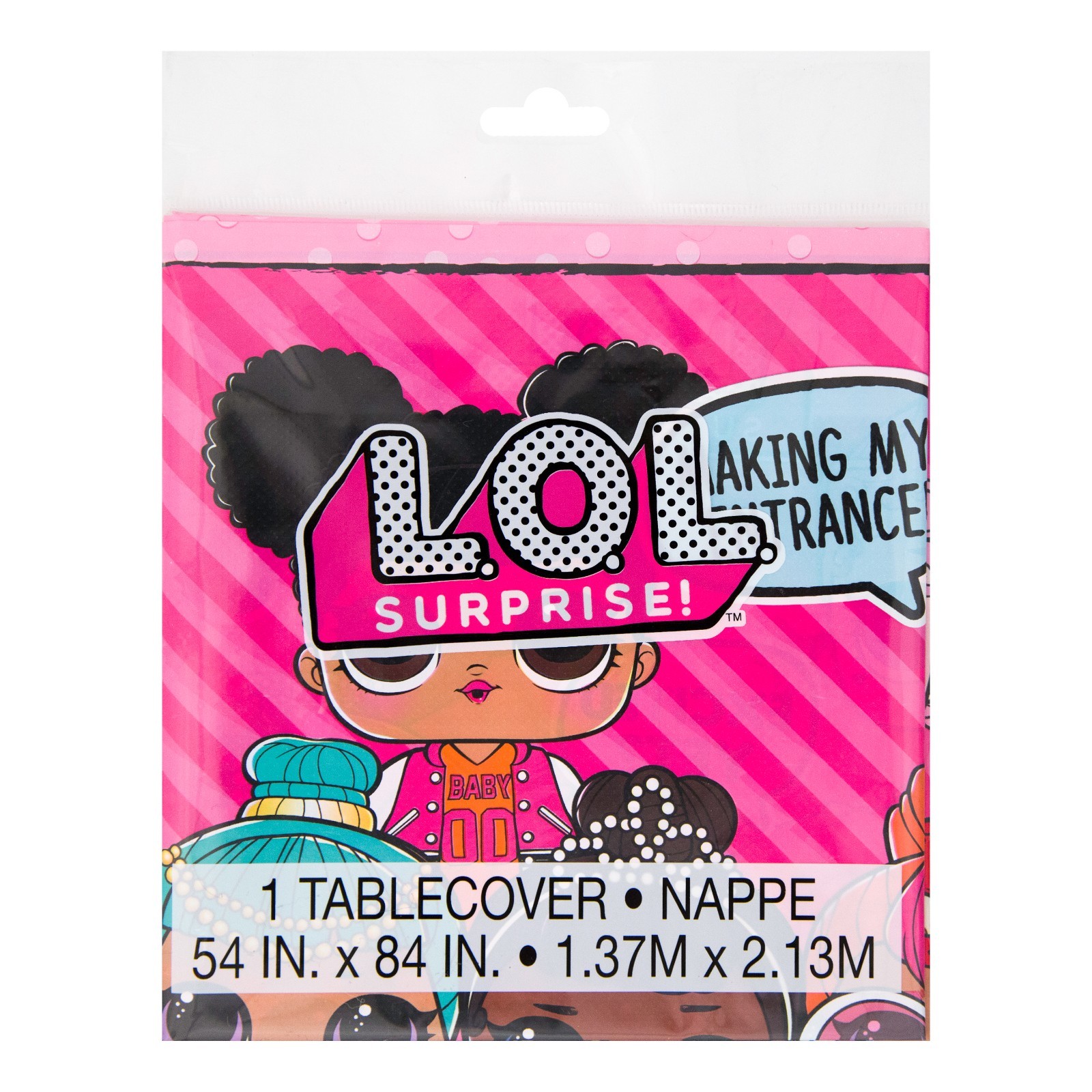 Lol Surprise Dolls Plastic Table Cover Girl Birthday Party Supplies ~ Decoration