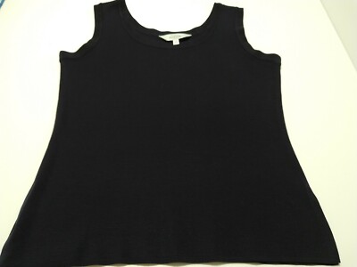 Exclusively Misook Top PS S Crew Neck Tank Shell Sleeveless Career Acrylic Knit