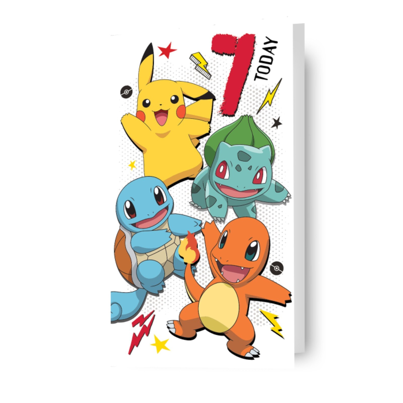 Pokemon Birthday Card Age 7 Kids Pikachu Birthday Card Responsibly Sourced