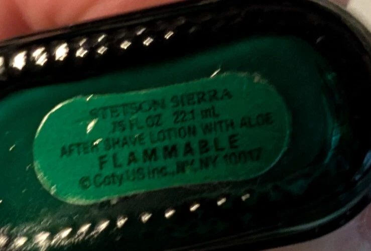Loción para después del afeitado Stetson Sierra .75 para hombre de Coty & After Shave - sin usar Foto 4 de 4