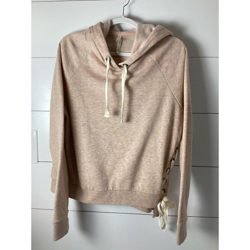 Live Love Dream Hoodie Size XL Womens Light Pink Street Wear Compfy Casual Cozy