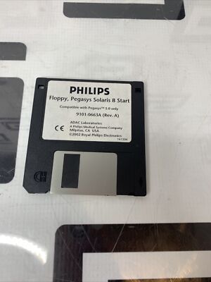 Floppy Disk Software for ADAC Philips Pegasys Solaris 8 Start 9101-0663A Rev. A