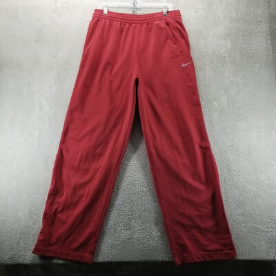 nike red windbreaker pants