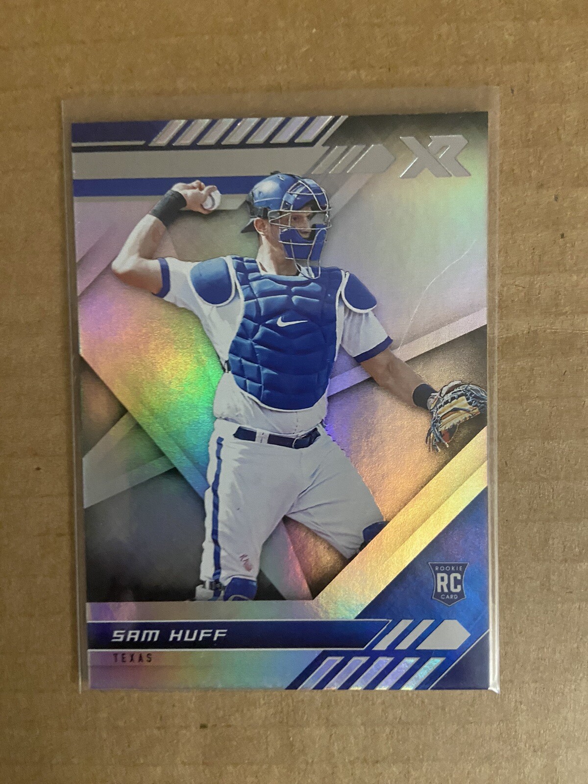 2021 Panini Chronicles XR Rookie #14 Sam Huff RC Texas Rangers