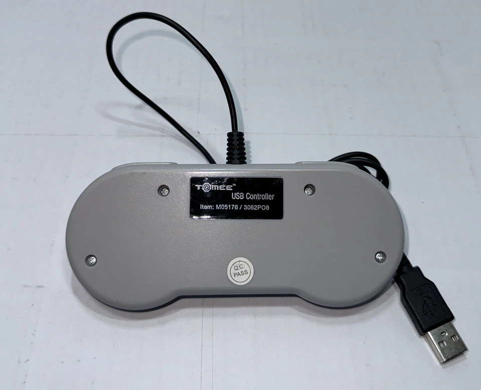 Tomee Super Nintendo SNES Style USB Controller for PC MAC Tested & Works - Image 2 of 2