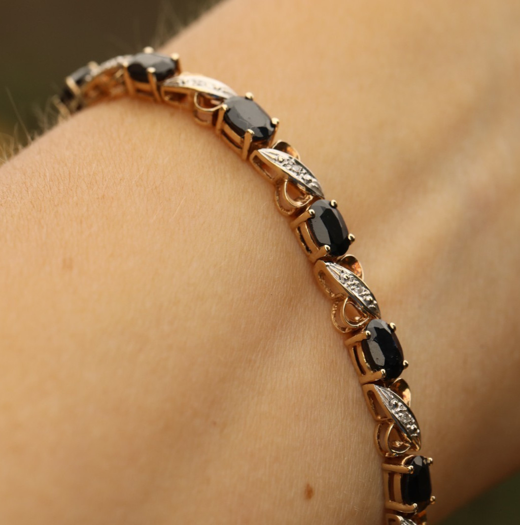 Sapphire & Diamond Bracelet