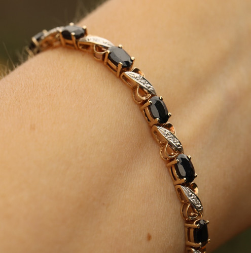 Sapphire & Diamond Bracelet