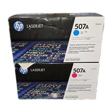 New Genuine HP Laserjet 507A Cyan Magenta Ink Toner