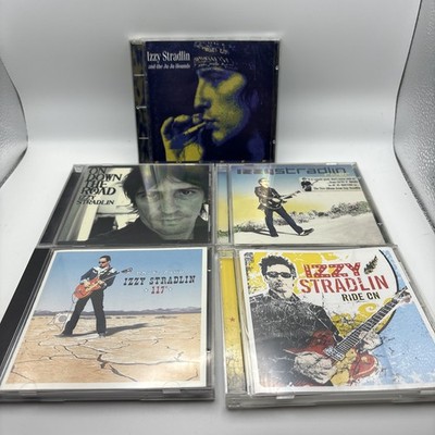 5 IZZY STRADLIN CDs- On Down the Road, Ride On,117, 1224 Stradlin River,Ju Ju