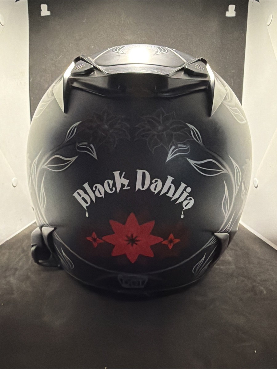 Scorpion EXO-700 Full Face Motorcycle Helmet Black Dahlia Black