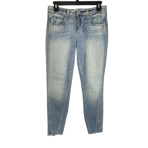 AMO Twist Skinny Tapered Jeans in Sweet Cheeks Sz 26