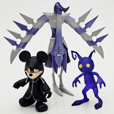 DISNEY Diamond Select Toys KINGDOM HEARTS Figure Set 3 MICKEY, ASSASSIN & SHADOW