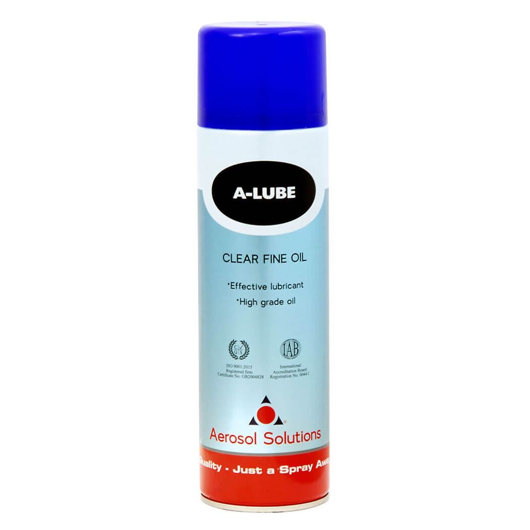 A-Lube Clear Fine Oil Lubricant 12x 500mL High Grade Effective Lubricant Aerosol