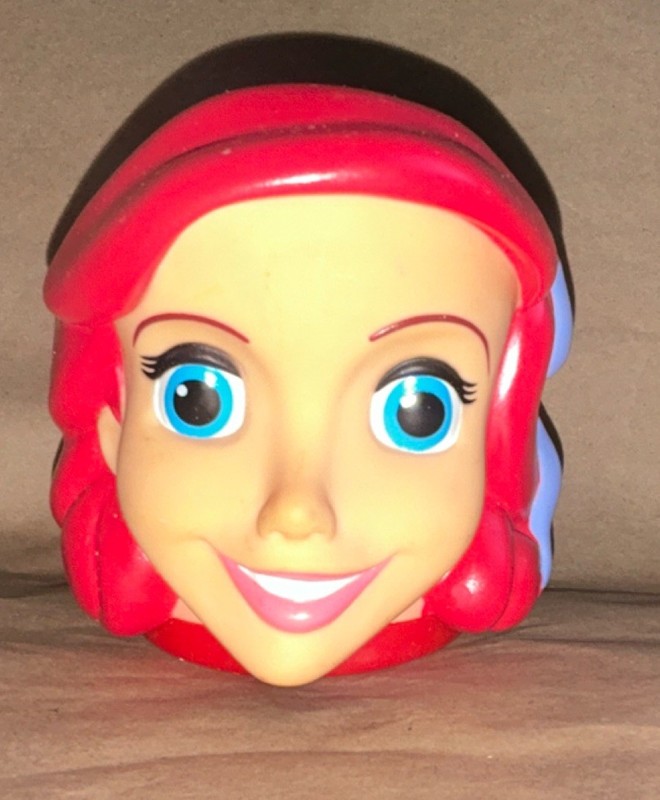 Vintage 1990s Disney The Little Mermaid Ariel Head Cup / Mug by Applause