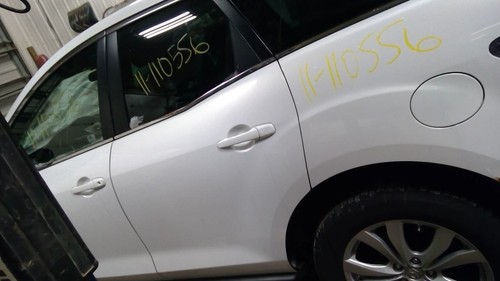 White Driver Left Rear Side Door Fits 07-12 MAZDA CX-7 10321293
