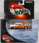 Vintage - 100% Hot Wheels - 1956 Chevy 210 Sedan - Orange/White - Factory Sealed