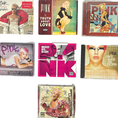 Pink 7 CD DVD Lot Missundaztood Hits Truth Love Trauma Live Australia Dead Home