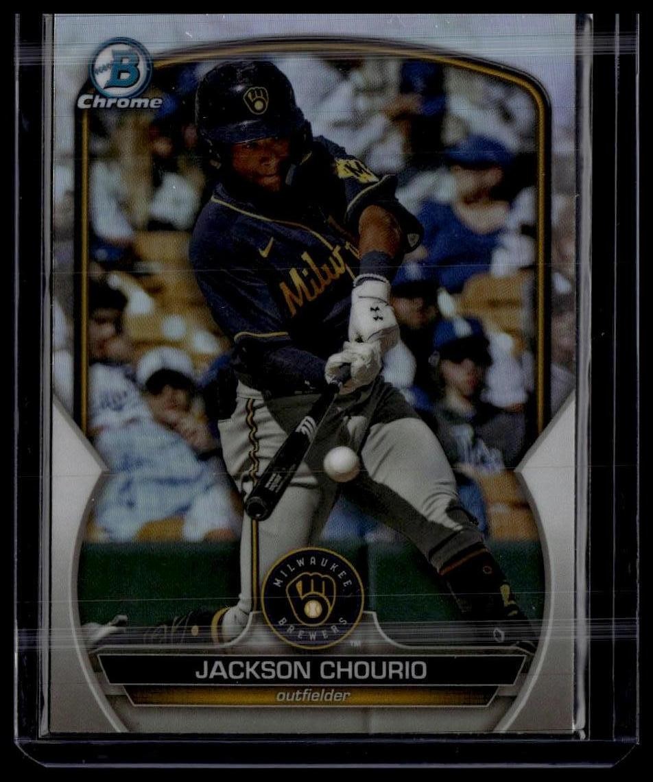 2023 Bowman Draft #BDC-156 Jackson Chourio Chrome Refractor