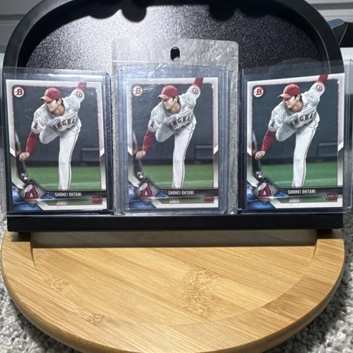 Shohei Ohtani Three Bowman Paper RC’s. All Three Cards