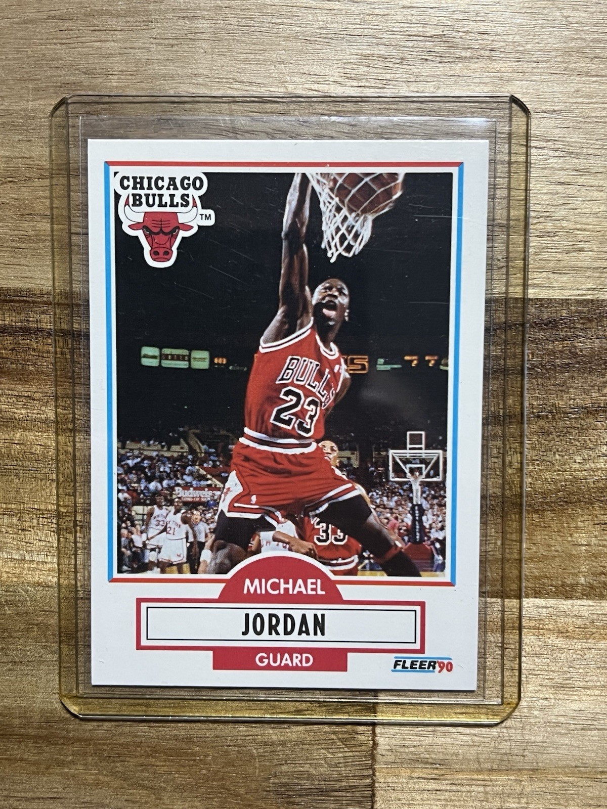 1990-91 FLEER #26 MICHAEL JORDAN CARD CHICAGO BULLS 🏀
