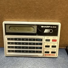 Sharp EL-8145 Vintage Electronic Calculator Storage Computer Made in Japan