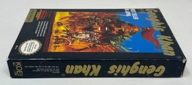 NES Nintendo - Genghis Khan - CIB Complete in Box w/ Poster (Koei, 1990)