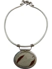 Margaret Bolton Silver Necklace with Statement Pendant 1998