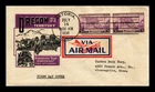 DR JIM STAMPS US COVER OREGON TERRITORY FDC SCOTT 783 PAIR IOOR CACHET