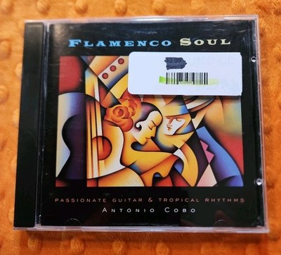Flamenco Soul CD Antonio Cobo Passionate Guitar Tropical Rhythms [10 Tracks]