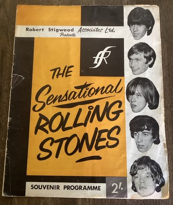 1964 THE ROLLING STONES Fully Hand Signed Programme Mick Jagger Brian Jones