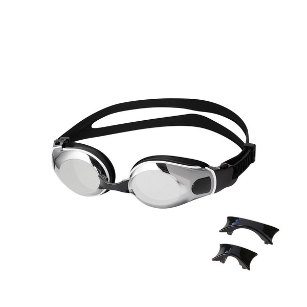 Schwimmbrille Erwachsene Antibeschlag Schutz Taucherbrille Herren Damen Schwarz-image