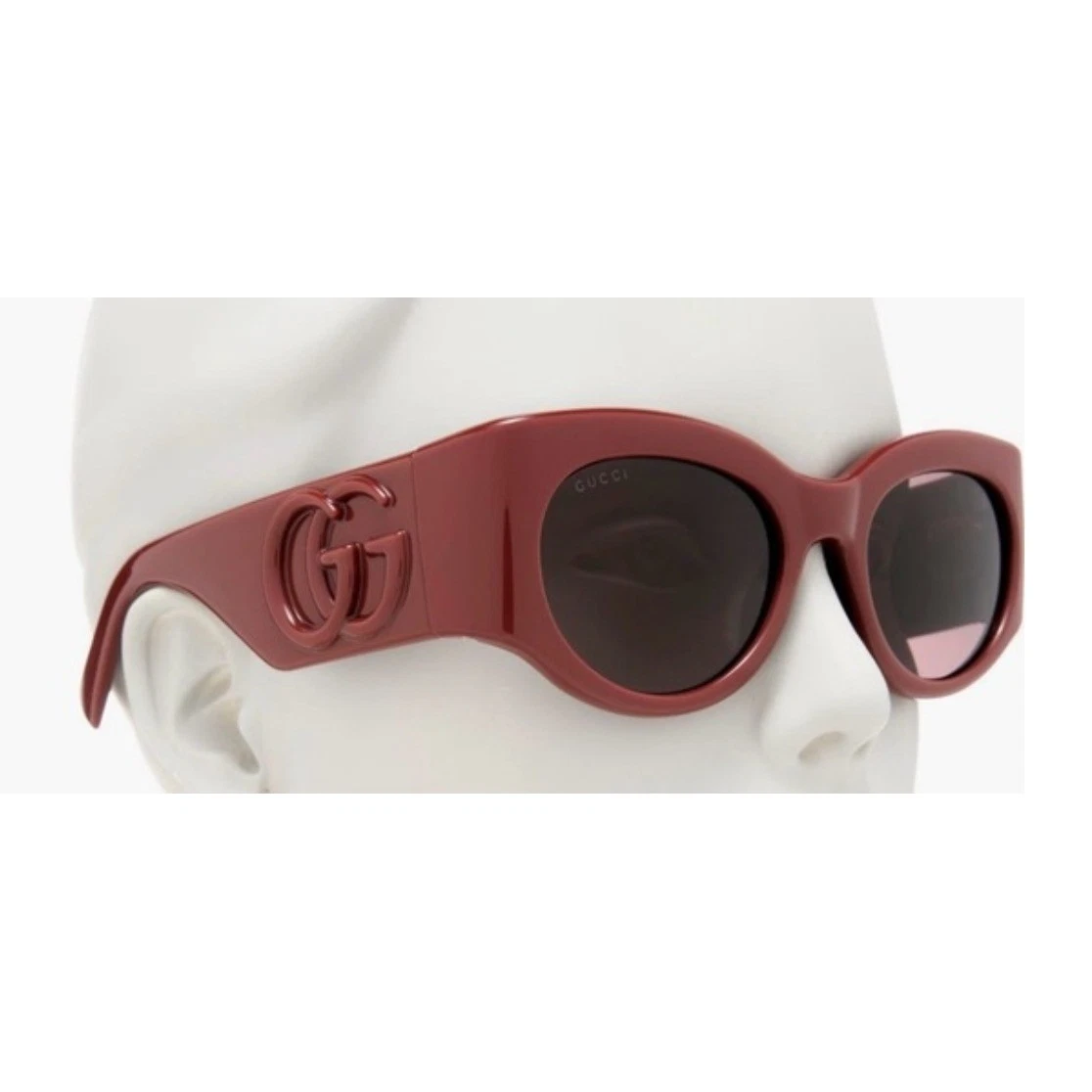 NEW Gucci Red Ladies Sunglasses 53mm 100% Authentic Gucci GG1631S Red Shield Sunglasses – Designer Daydream main image 3