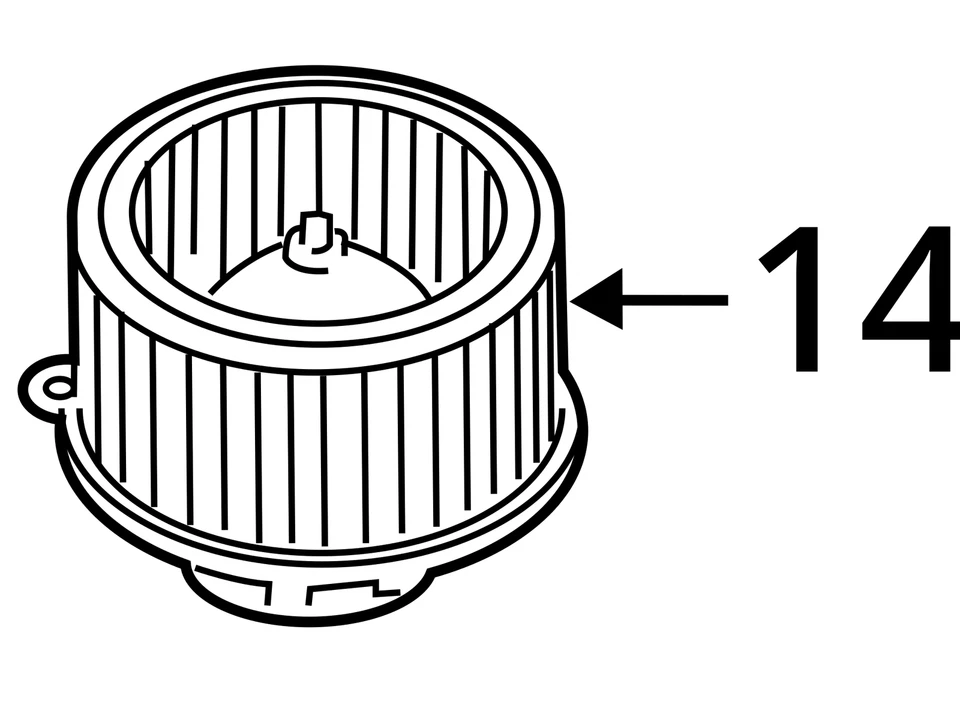 Control de temperatura automático delantero LWB del motor del soplador se adapta a 13-19 SANTA FE 4360757 Foto 3 de 3