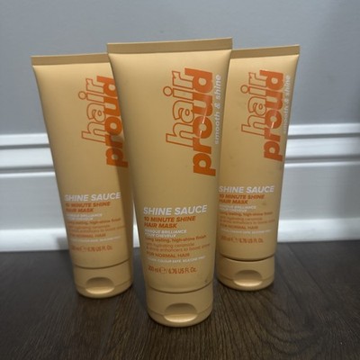 Hair Proud Shine Sauce 10 Minute Shine Hair Mask, 6.76 fl oz Each - 3 Pack