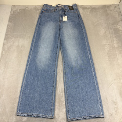 #ad #ad Levi#x27;s Jeans Women#x27;s Size 28x34 Ribcage Wide Leg Blue High Rise Denim $55.21