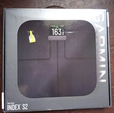 Garmin Index S2 Smart Scale WiFi Body Composition Metrics Fat Muscle BMI New