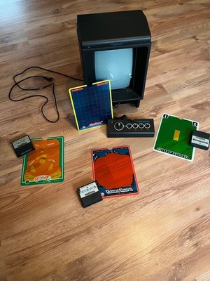 MB Vectrex Spielekonsole inkl. 3 Spielmodule, Folien, OVP, Controller OK
