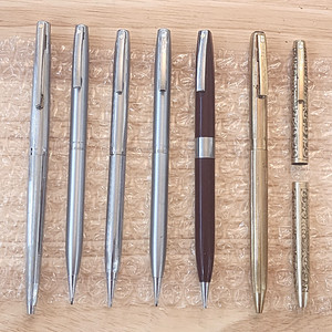 Vintage Lot of 7 Sheaffer White Dot Mechanical Pencils & Ballpoint Pens P75