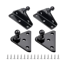 4 Pack 10mm Ball Stud Bracket Gas Strut Mounting Bracket for Lift Support Shocks