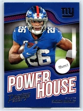2021 Panini Prestige Power House #PH-SB Saquon Barkley - New York Giants