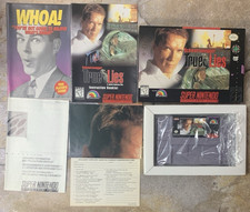 True Lies Near Mint! Complete CIB - Super Nintendo System SNES