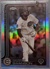 2025 Topps Chrome - Dansby Swanson #215 Sepia Refractor