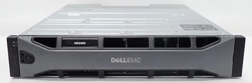Dell PowerVault MD1400 Storage Array 12x 3.5" SAS Bays 2x 12G-SAS-4 EMM 2x PSU