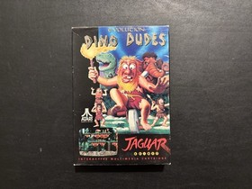 Evolution: Dino Dudes for Atari Jaguar Authentic Cartridge & Box Tested & Works!