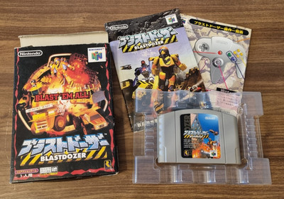 BLASTDOZER  / Blast Corps  - Nintendo 64 N64 CiB - NTSC-J Japan