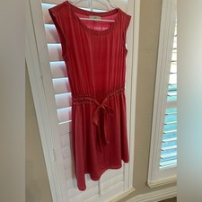 LOFT Pink Sleeveless Dress | Size Small