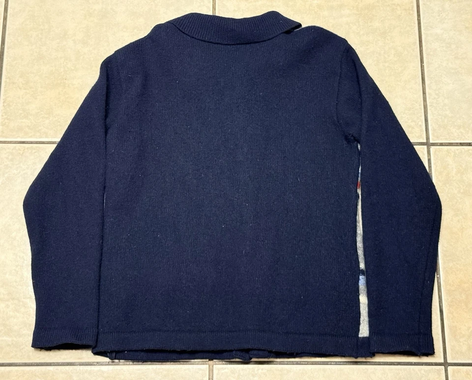 Vintage 90s UNIONBAY Microsoft Striped Cardigan Sweater M/L Windows NT 95 Apple - Image 2 of 4