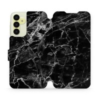HandyhüLle Mit Klappe FüR Galaxy A15 5G Mobiwear Case Flip Cover Etui Schwarz