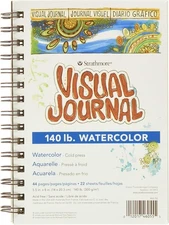 Strathmore 460-55 400 Series Visual Watercolor Journal, 140 LB Cold Press, 5.5"x