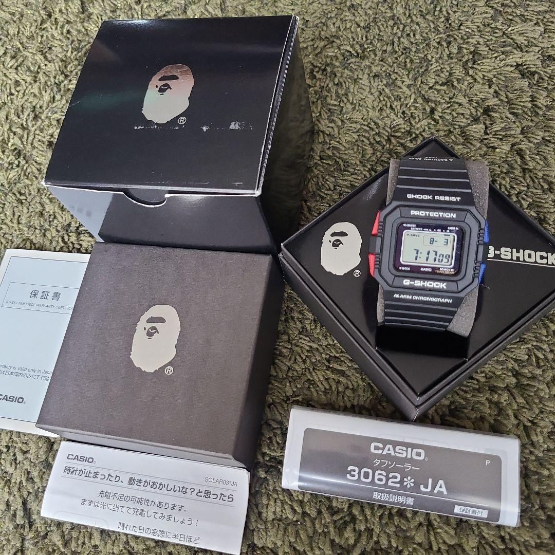 CASIO G-SHOCK G-5500 A BATHING APE エイプ CASIO G-Shock G-5500 A Bathing Ape BAPE model Limited To